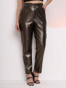 Women Pants - 軍綠色 - 查看 1