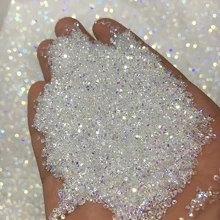 Hypoallergenic 8g DIY Mini Transparent Small Round Flat Rhinestone Resin Nail Art Decoration Kawaii Sparkling Flat Rhinestones, Mini Transparent Nail Art Rhinestone Crystal Nail Art Gemstones For Making Accessories Shoes, Clothes, Cosmetics, Bags, Ladies Casual Art Nail Art Accessories Suitable For Luxury Nail Art, Crafts And Jewelry Accessories Nail Drills Nail Stuff Unscented Nail Charms Nail Supplies