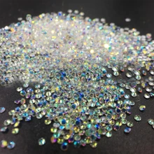 Hypoallergenic 8g DIY Mini Transparent Small Round Flat Rhinestone Resin Nail Art Decoration Kawaii Sparkling Flat Rhinestones, Mini Transparent Nail Art Rhinestone Crystal Nail Art Gemstones For Making Accessories Shoes, Clothes, Cosmetics, Bags, Ladies Casual Art Nail Art Accessories Suitable For Luxury Nail Art, Crafts And Jewelry Accessories Nail Drills Nail Stuff Unscented Nail Charms Nail Supplies