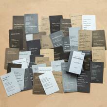 A Book Of 100 Mini Pages, Containing Selected Poetry Passages And Scrapbook Materials, Ideal For DIY Decoration And Creating Personalized Scrapbooks. - Grey - View 1