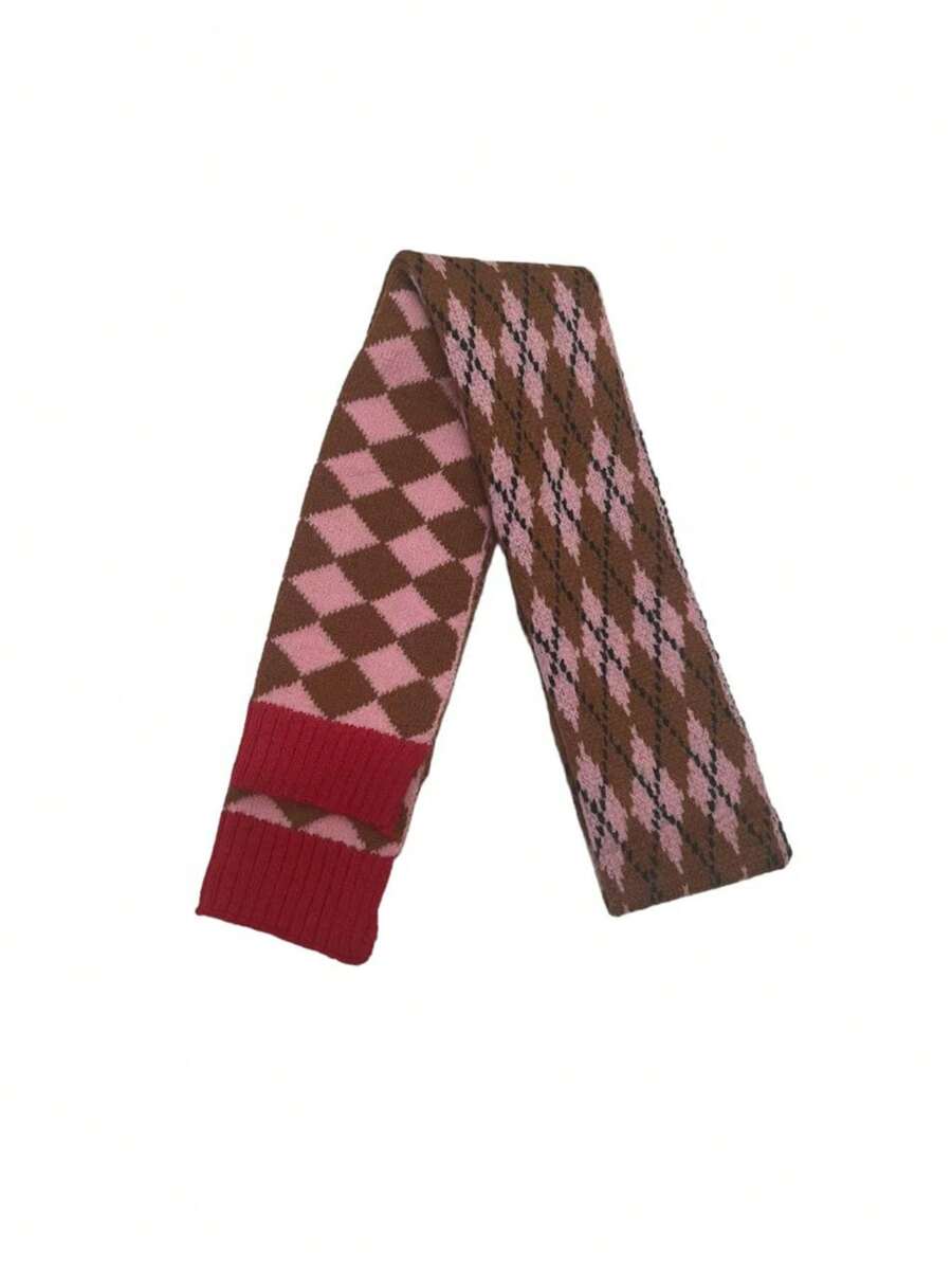 Kids Scarves - Màu hồng gỉ - Xem 1