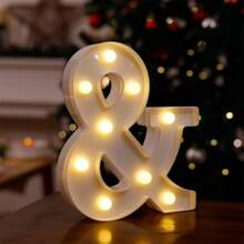 1 pièce Grande lettre lumineuse LED de 21,8 cm, lumière de numéro, convient pour un anniversaire, une demande en mariage, un mariage, la décoration de Noël. Meilleurs cadeaux