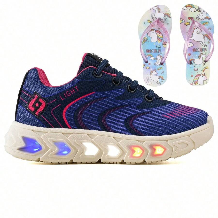 CALCADOS LGHT LIGHT Kids Flats - 紫色 - 查看 1