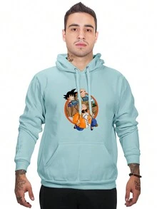 Men Sweatshirts - Màu xanh nhạt - Xem 1