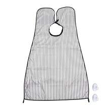 univinlions 75*120厘米男士剃须围裙胡须收集披肩护理面部剃须毛发成人围兜剃须刀清洁理发师男士清洁 - 彩色 - 查看 4