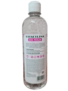 Vitacilina Agua Micelar Retinol Agua De Rosas Y Sábila 500ml - transparente - Ver 2