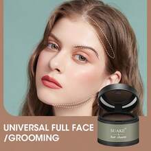 SUAKE Polvo para rayita, adecuado para cabello ralo, raíz del cabello, ocultación, resistencia al viento y al sudor, relleno, cabello ralo - Café - Ver 1