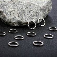 10PCS Hinged Septum Clicker Segment Nose Rings Lip Ear Cartilage Ear Helix Body Piercing Jewelry