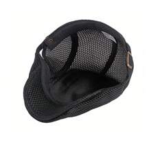 قبعة نيوز  بتصميم الشبكة المناسبة للجنسين، قبعة صيفية خفيفة وبطابع كلاسيكي، حماية من الشمس بأسلوب بريهي للسائقين ولاعبي الجولف والرياضات الخارجية، قبعة دلو قابلة للتعديل