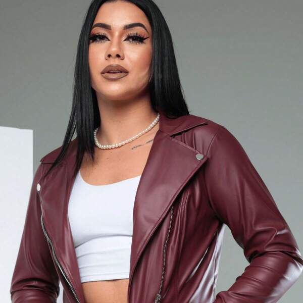 Jaqueta Courinho Moda Feminina Blogueirinha