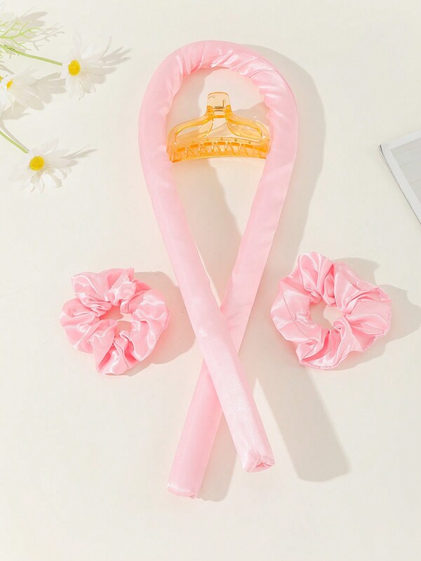 Satin Heatless Curling Set - Hair Rollers For Heatless Curls, Heatless Hair Curlers & Hot Rollers, Hair Curlers To Sleep In, Heatless Curling Rod Headband, Heatless Curler, Hair, Hair Rollers, Curly Hair, Heatless Curl, Heatless Curls, Hair Curler, Barber, Hair Curlers, Rollers, Curly Hair Products, Curler, Rollers For Hair, Hair Curl, Curly Hair Tools, Hair Roller, Christmas, Barbershop,Heatless Waves,Travel Essentials,Travel Essential,Hairstyle,Hairdressing