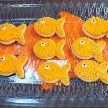 1英寸迷你金魚餅乾切割模具套裝，塑膠魚形點心烘焙模具，適用於翻糖、巧克力、糖、黏土、冰、樹脂、肥皂製作，用於切割迷你魚形美食 - 均碼 - 查看 7