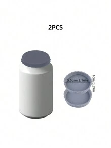 1Pc Leak-Proof Silicone Soda Can Lid, Can Cap, Pop Can Top Cover, Carbonated Beverage Sealing Plug, Dustproof Jar Lid For Household Use