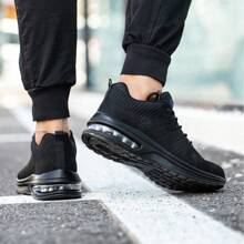 Tenis De Seguridad Industrial Para Trabajo Hombre mujer Ligero - negro 1 - Ver 3