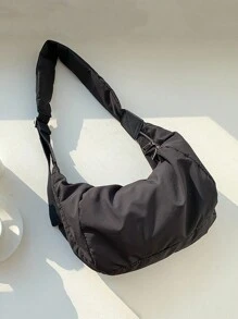 Simple & Lightweight Crossbody Shoulder Bag, Shoulder Bag For School, Japanese Bag, Street & Japanese Bag For Women