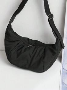 Simple & Lightweight Crossbody Shoulder Bag, Shoulder Bag For School, Japanese Bag, Street & Japanese Bag For Women
