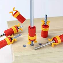 1pc Universal Screw Fixer Holder - Essential Woodworking And Carpentry Fixture Set For Drill Screws - Durable Plastic Fixture