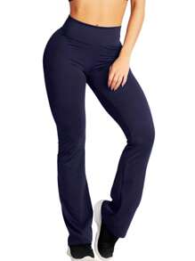 Women Sports Pants - 藏蓝色 - 查看 3