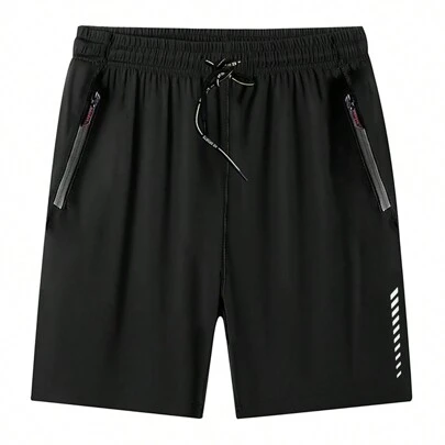 Pantalones cortos deportivos informales y sueltos de secado rápido tipo novio para maratón, pantalones cortos deportivos tejidos para entrenamiento de fitness y carrera