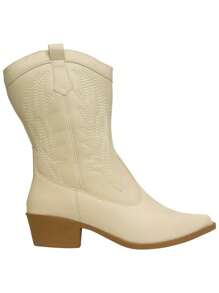 Women Mid-Calf Boots - Champagne - View 2
