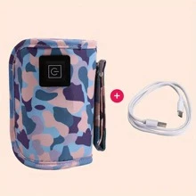 1pc Portable Constant Temperature Warmer, Keep Baby Bottle Warm, Universal Outdoor Bottle Warmer, Slow Heating, Maintain Constant Temperature When Warming Milk, Must Be Plugged In To Use