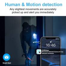 4CH 高清 2MP 监控套件 Onvif 无线安全摄像头系统 1080P WIFI 摄像头套件 IP 摄像头 NVR AI 智能家居室内室外防水安全摄像头音频视频运动检测报警推送单向音频夜视保护婴儿宠物兼容手机电脑笔记本电脑远程控制查看 - 查看 3