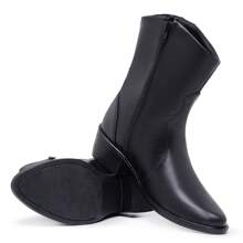 Women Mid-Calf Boots - 黑色 - 查看 6