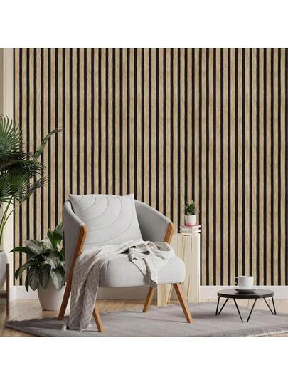 Roll Vintage Waterproof Self Adhesive Wallpaper Wood Stripe Pattern, PVC Contact Paper Bedroom Living Room Home ation Removable Wand Sticker 17.72inx196.85in,Renovation Stickers Peel Panels,Wall Paper, Wallpapers, Items Refresh Your Home,Rama Birthday Graduation view 6