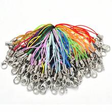 10-100 Stück/Pack Niedlicher & Sexy Style Mehrfarbig Krebsklaue Karabinerverschluss-Handyriemen, geeignet für DIY Schmuckherstellung, kann als Zubehör für Armbänder, Halskette und Handyketten verwendet werden