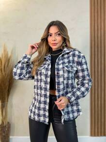 Women Jackets - 藏蓝色 - 查看 3