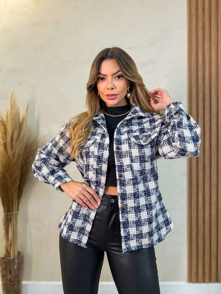 Women Jackets - 藏蓝色 - 查看 1