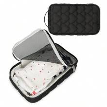 1pc Waterproof Baby Clothes Storage Bag For Separating Dirty Clothes During Mother And Baby Travel - Black - View 2