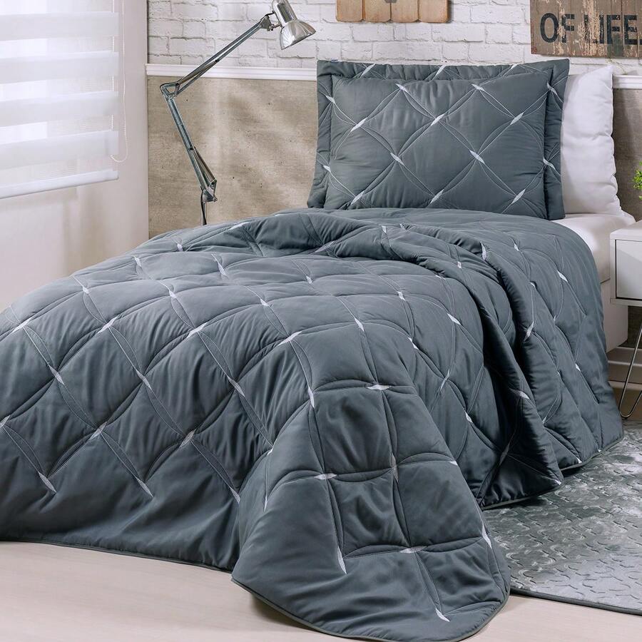 Quilt Sets - Xám - Xem 1