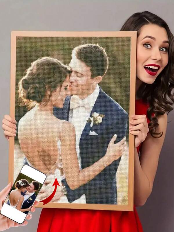 DIY Customized Diamond Painting With Your Own Photos, Full Round Drills, Any Picture Can Be Customized As A Personalized Diamond Art Souvenir, Suitable For Home Wall Or Wedding Decoration, Also Great As A Gift For Friends.,Multi-Functional,Durable,Ornamental,Reusable,Exquisite,Stylish,High-Quality,Colorful,Modern,Custom,Personalized,Unique,Ideal Gifts For Him,Ideal Gifts For Her,Boyfriend,Dad,Girlfriend,Mom,Family,Friends,Tea Room,Home,Garden,Office,For Anniversaries,For Valentine's Day,For Mother's Day,For Birthdays,For Father's Day,For Graduation,For Weddings,For Housewarming