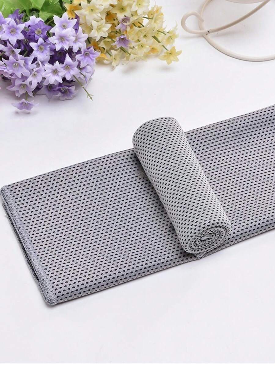 1入組運動冷卻毛巾，30*90cm冰冷毛巾，夏季戶外健身，快乾排汗毛巾，適用於降溫散熱