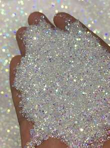 1 Confezione (1440 pezzi) Mini Cristalli Trasparenti per arte di unghie, Gemme di Cristallo per Realizzare Accessori, Scarpe, Vestiti, Cosmetici, Borse, Decorazioni per arte di unghie, Charms per Unghie Fai-da-Te, Forniture per Unghie