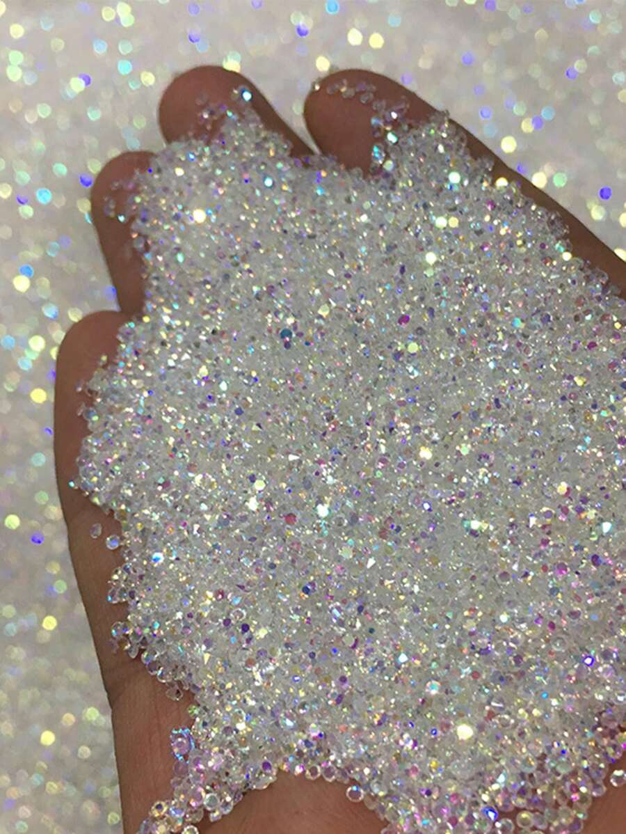 1 Confezione (1440 pezzi) Mini Cristalli Trasparenti per arte di unghie, Gemme di Cristallo per Realizzare Accessori, Scarpe, Vestiti, Cosmetici, Borse, Decorazioni per arte di unghie, Charms per Unghie Fai-da-Te, Forniture per Unghie