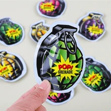 20 piezas Juguetes novedosos de bromas de granada que explotan, artículos de broma creativa y realista con explosión de colores, juguete inflable sorpresa de explosión, para Navidad