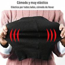 Capuchas Pasamontañas Tactico Para Ciclismo Pasa Montañas,Máscara De Invierno Cálida Tipo Balaclava, Adecuada Para Montar En Moto, Protección Todoterreno, A Prueba De Polvo, Transpirable Y Adecuada Para Uso Diario En Clima Frío - Negro - Ver 4