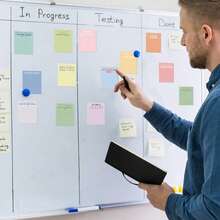 9pcs Work-Inspired Sticky Notes Memo Pads With Proverbs, To-Do List, Fun Design Assorted Sticky Notes Office Supplies For Workers, 9 Designs, 3 X 3.93 Inches, 30 Sheets/Pad - Colorful - View 6