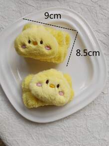 2 cái Phụ nữ Paw Decor Dễ thương Hair Tie - Hồng - Xem 4