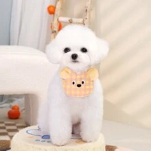 INS Korean Style Pet Bib/Scarf, Fashion Embroidered Dog Bibs For Poodle, Teddy, Small Dogs - Multicolor - View 13