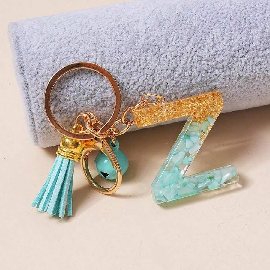 1 Pezzo Collana Con Ciondolo A Lettere Dell'alfabeto Inglese In Rame - Foto 3