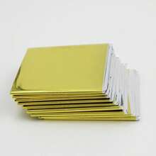Outdoor Emergency Blanket - Waterproof Survival Rescue Sheet In Gold And Silver, 130x210 Cm Camping Stuff