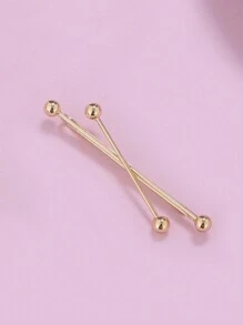 1 pièce/2 pièces/8 pièces Pinces à cheveux simples pour femmes avec design de croix en perle, accessoires de mode, cadeau élégant pour les amis. Pinces à cheveux, barrettes à cheveux, accessoires de cheveux en perle, fournitures scolaires