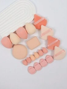 Bộ 20 miếng mút trang điểm, bao gồm 2 miếng mút trang điểm, 4 bông phấn, 4 miếng mút trang điểm, 6 miếng mút trang điểm mini, 4 miếng mút trang điểm mini. Được làm từ chất liệu nhung mềm mại, được thiết kế để tạo khối, tán phấn mắt và khóe mắt. Thích hợp cho mỹ phẩm dạng lỏng, dạng kem và dạng bột. Không chứa latex, có thể sử dụng ướt hoặc khô để có lớp trang điểm hoàn hảo. Phù hợp với mọi loại da., Giá rẻ, Quà tặng tất, Trang điểm, Dụng cụ trang điểm, Đồ giá rẻ, Quà tặng, Quà tặng cho phụ nữ, Quà tặng Giáng sinh - Nhiều màu - Xem 5