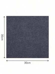 10 tapiz para piso de 30x30cm cada ejemplar en color negro y gris, paquete de 10 piezas, ideal para el revestimento de suelos en oficina o casa, alfombra cuadrada de 30x30cm con textura, tapiz para piso en distintos colores, tapiz autoadhesivo para suelo (color negro y gris). 10 Unidades.