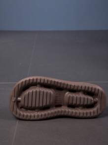 Komfortable Plateau-Slip-On EVA Strand-/Outdoor-Sandalen für Frauen, vielseitig, mit dicker Sohle, Lässig, Urlaub, Strand, in Apricot, Kaffeebraun, Schwarz erhältlich