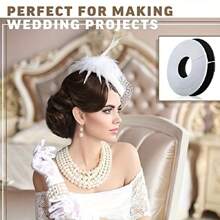 45 Yards Polyester Boning For Sewing, 3/5/6/8/10/12/15mm Polyester Boning, Low Density Boning For Wedding Dress, Nursing Cap, Corset, Bridal Gown, Party Dress, Underwear, Hat And Handbag Summer, School - White - View 5