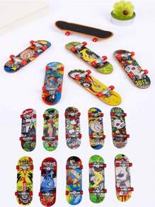 迷你手指滑板 - 新奇玩具 - 缓解压力创意模拟 - 可培养运动技能 - 适合/圣诞礼物